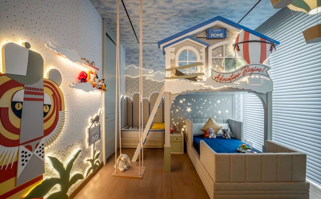 تصميم ثري دي 3D لغرفة أطفال